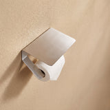 Toilet paper holder stainless steel with shelf