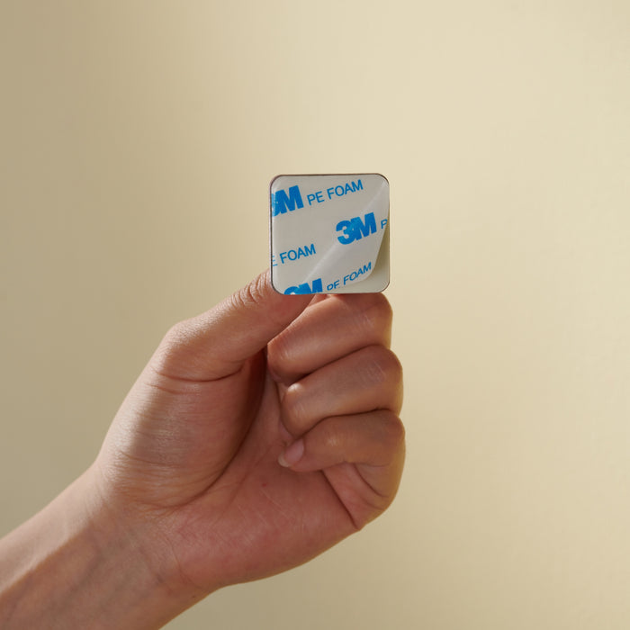 Peel off the backing