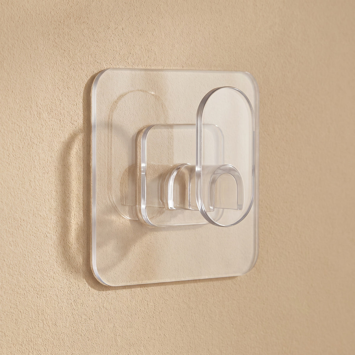 Klebehaken transparent