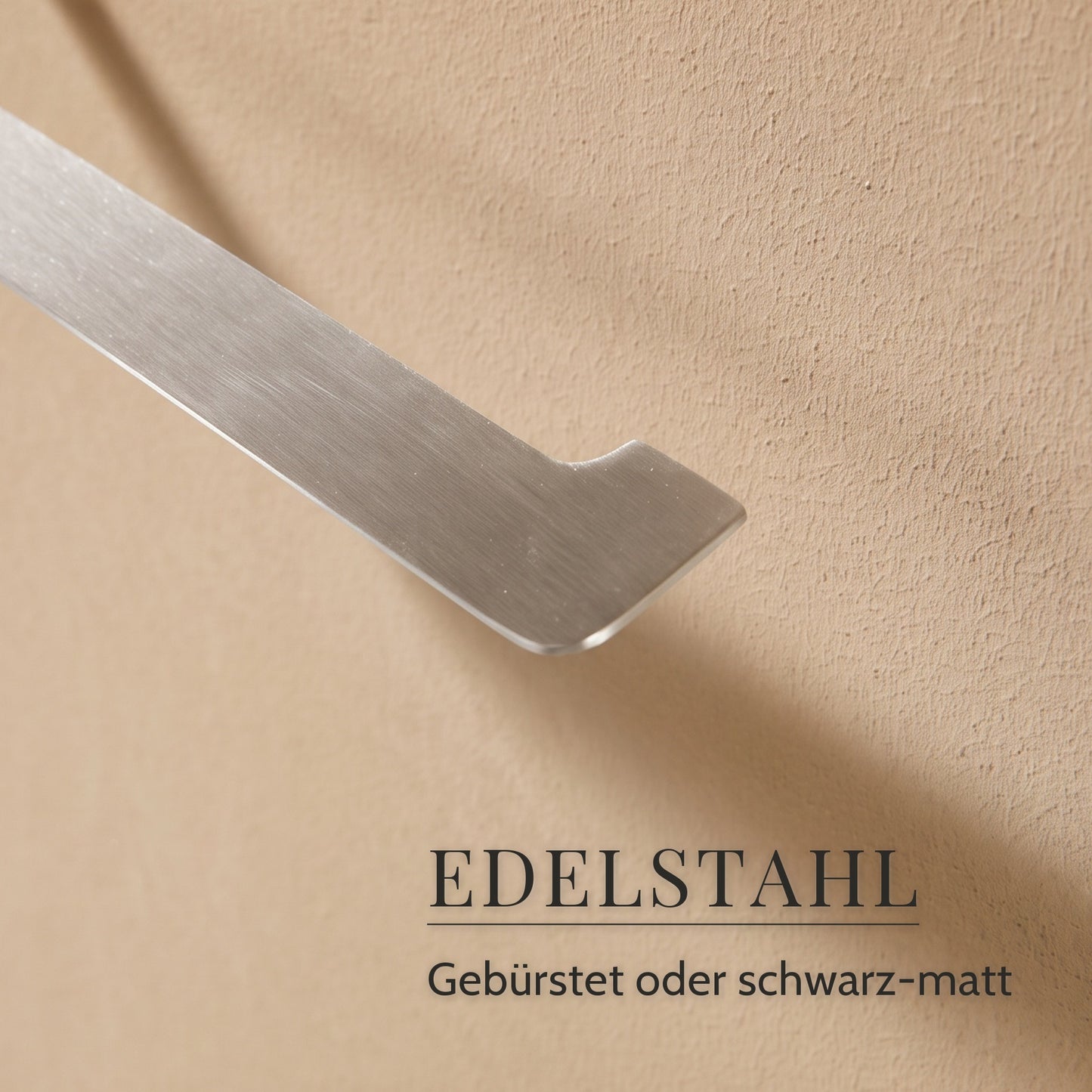 Küchenrollenhalter Edelstahl – Gebürstet oder schwarz-matt