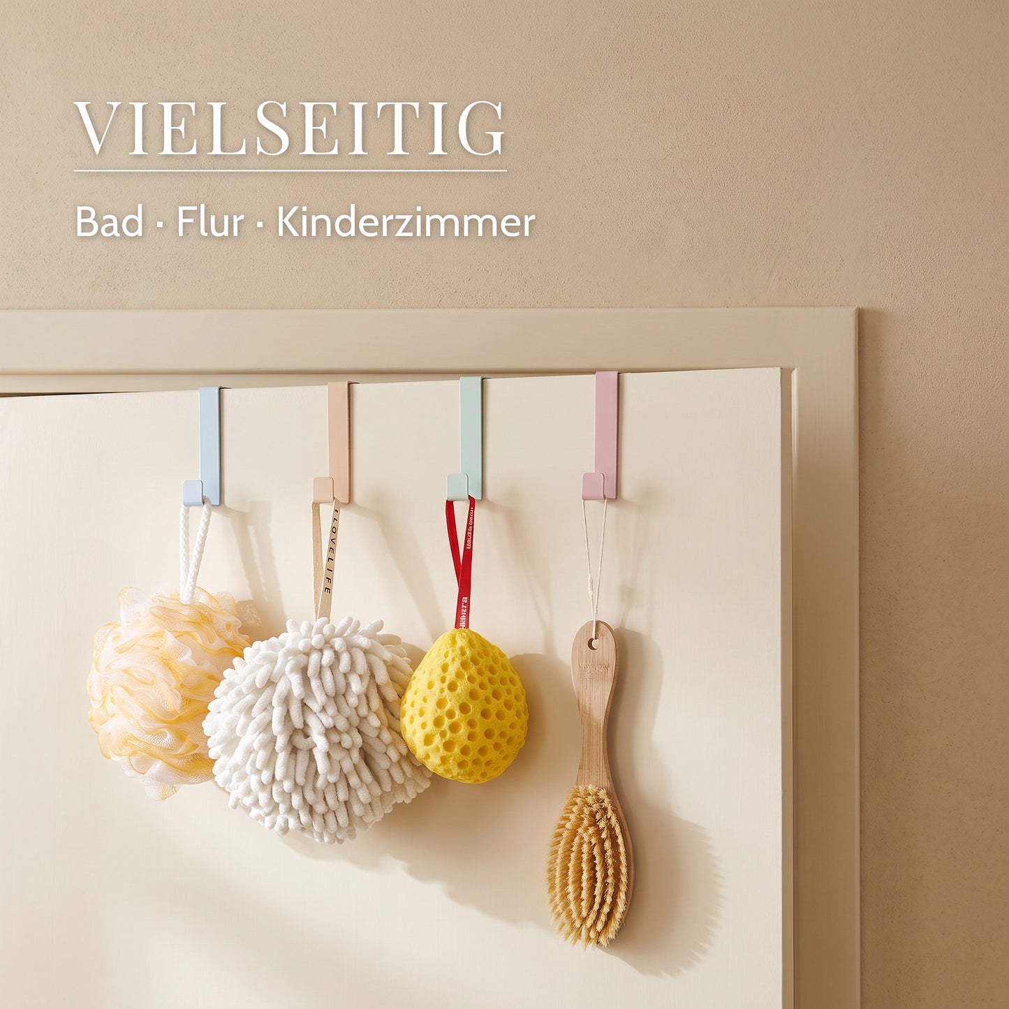 Türhaken aus Edelstahl – Vielseitig: Bad · Flur · Kinderzimmer