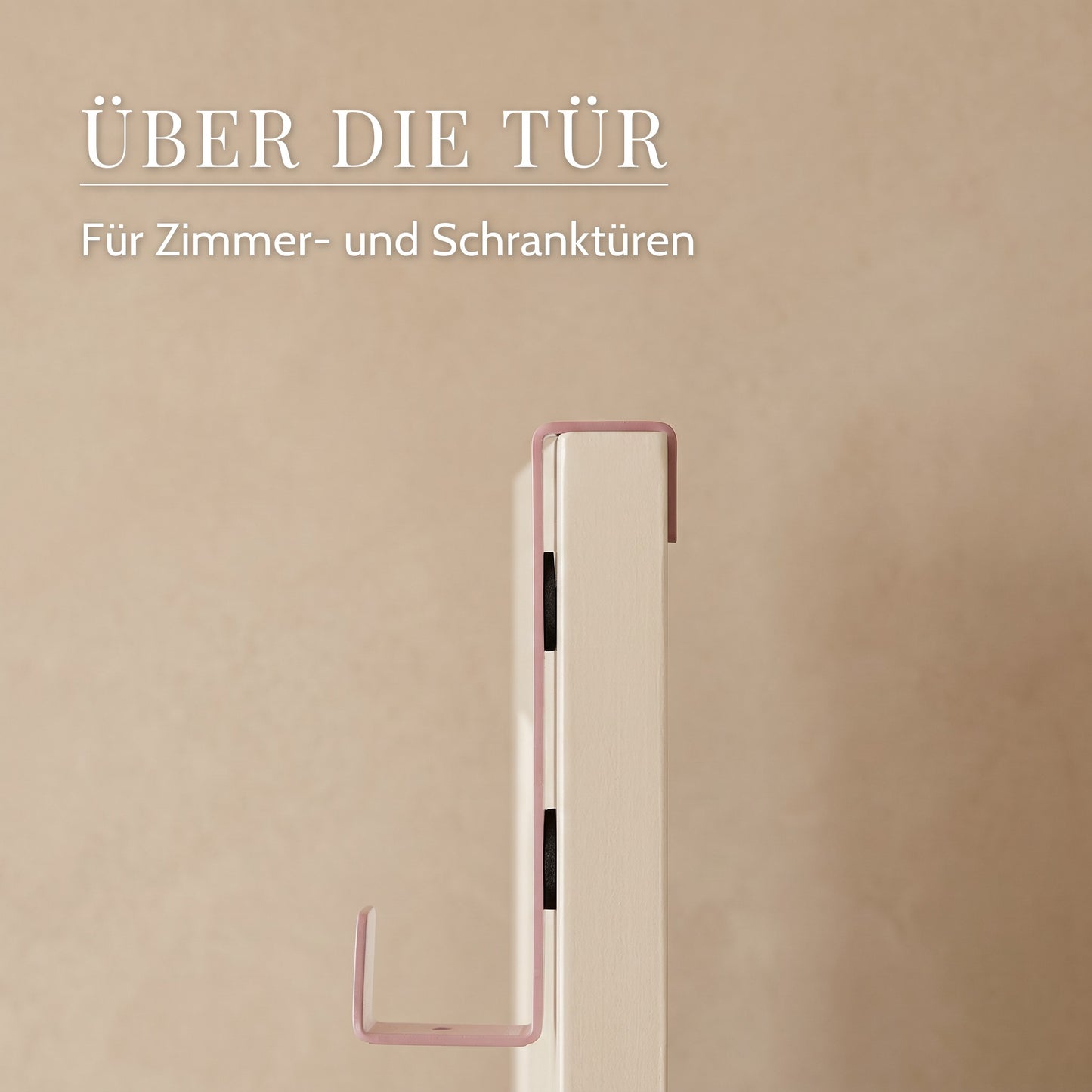 Türhaken aus Edelstahl – Über die tür: Für Zimmer- und Schranktüren