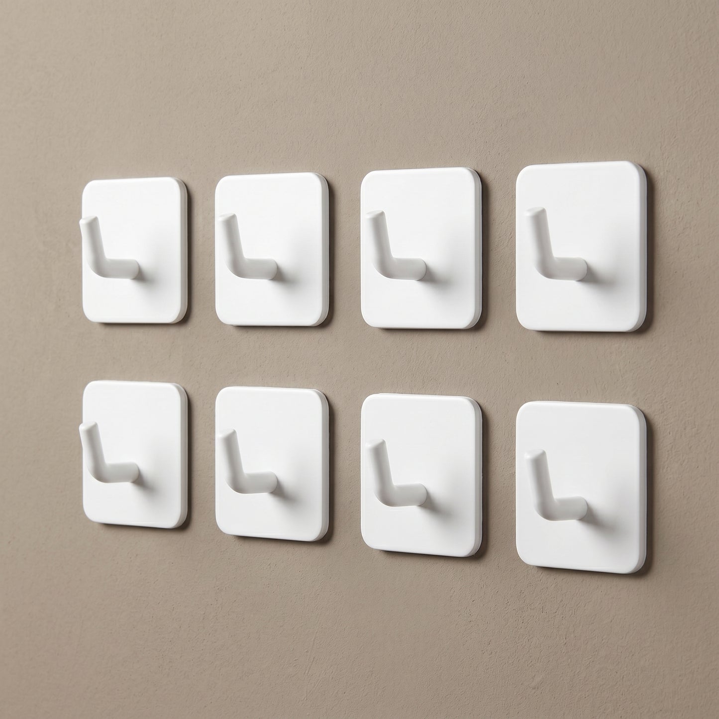 Adhesive hook set stainless steel 