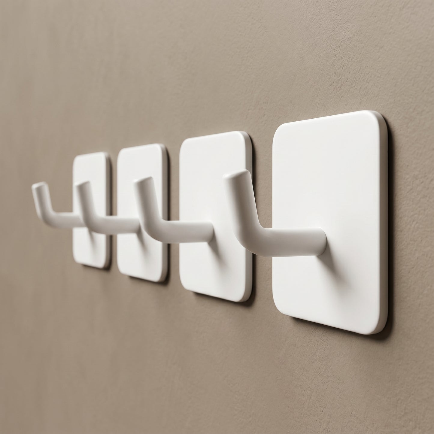 Adhesive hook set stainless steel 