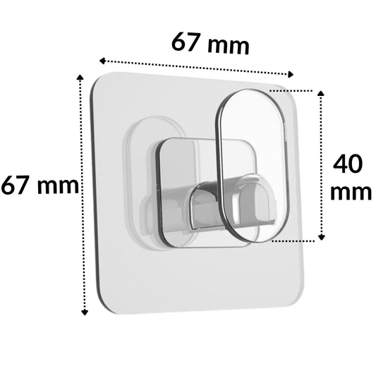 Adhesive hook set stainless steel 