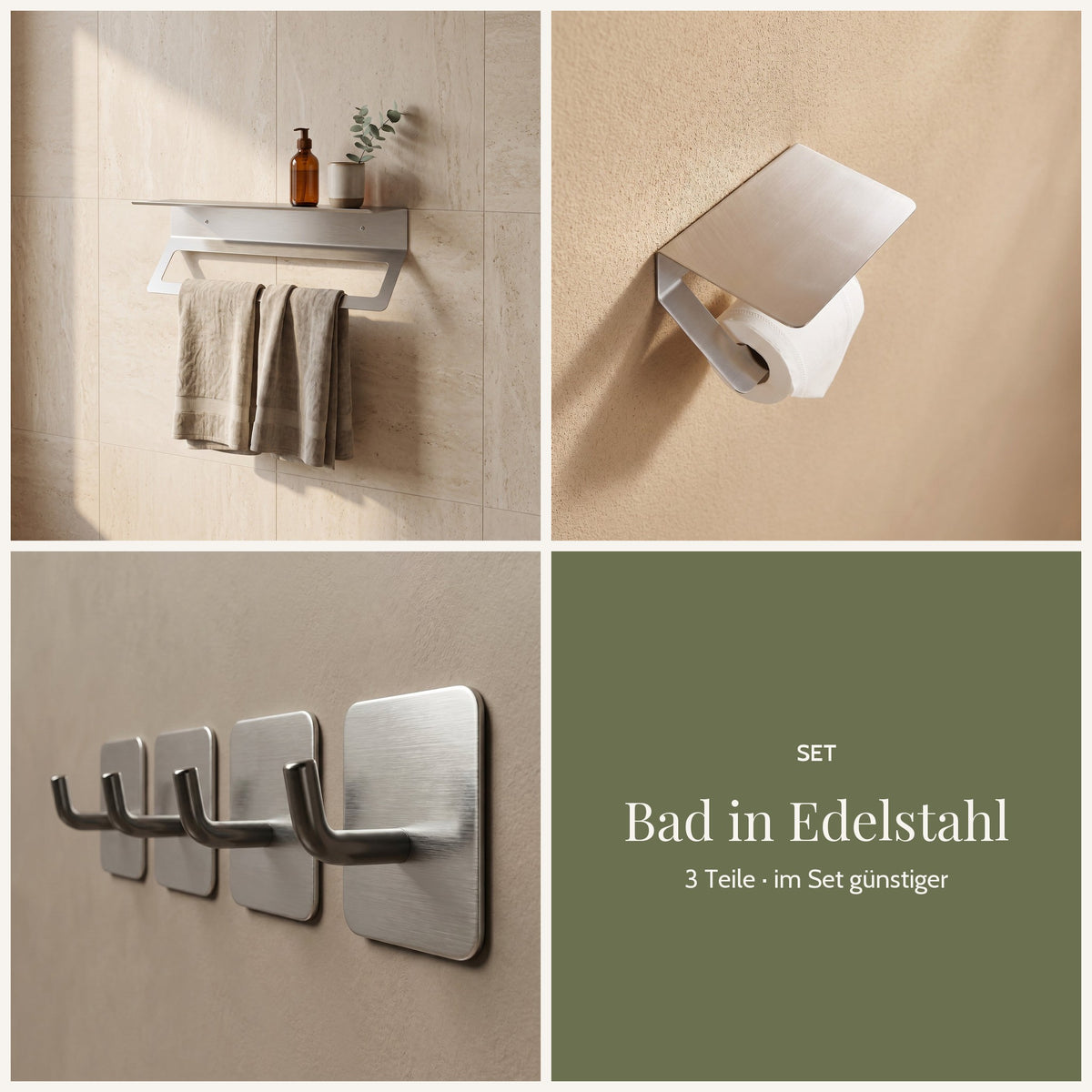 Set Bad in Edelstahl – DEKAZIA