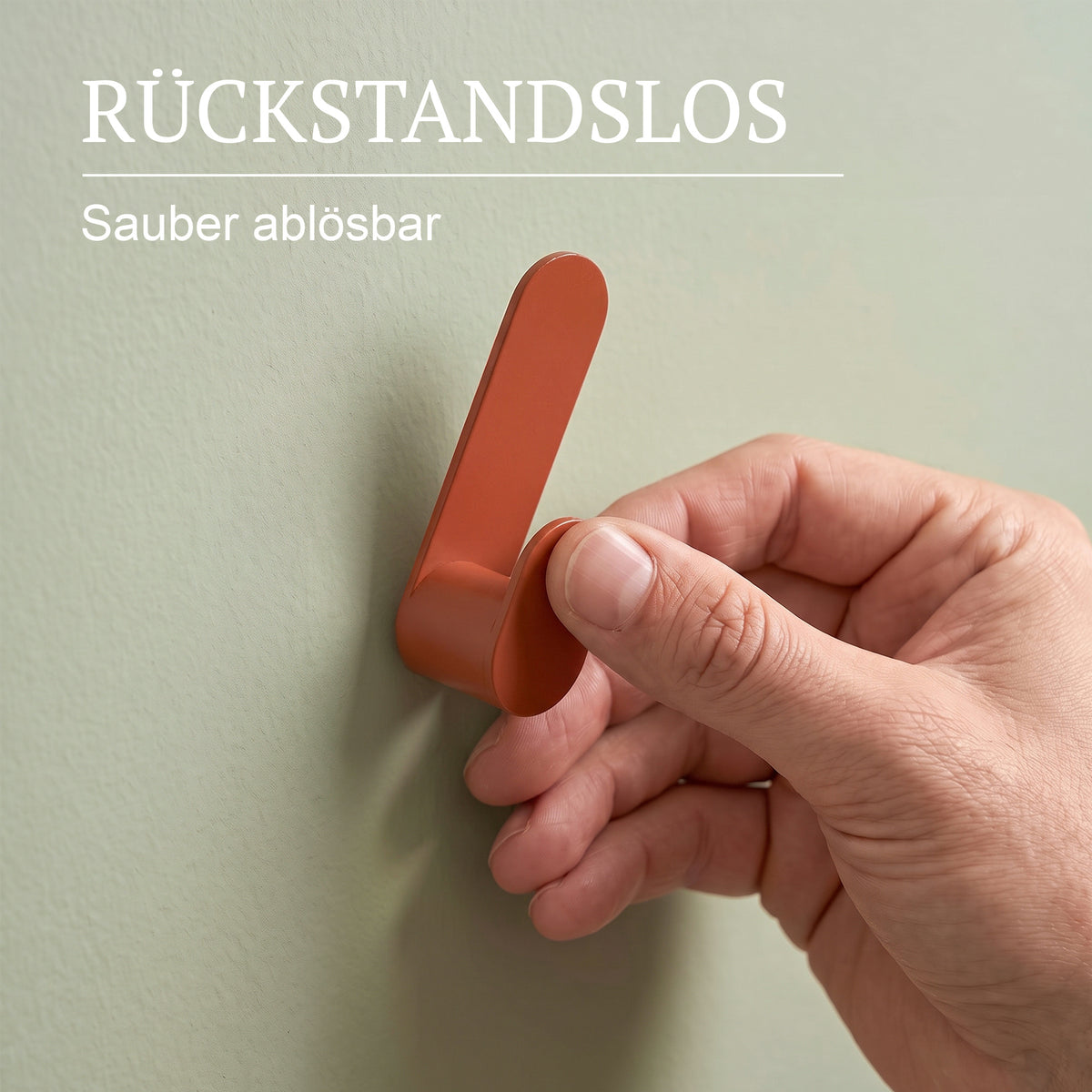 Klebehaken J-Hook Erdtöne – Sauber ablösbar