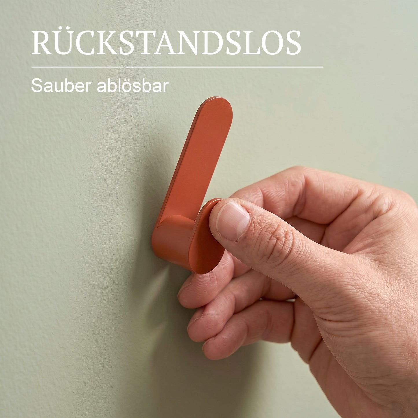 Klebehaken J-Hook Erdtöne – Sauber ablösbar