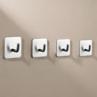 Adhesive hook set stainless steel 