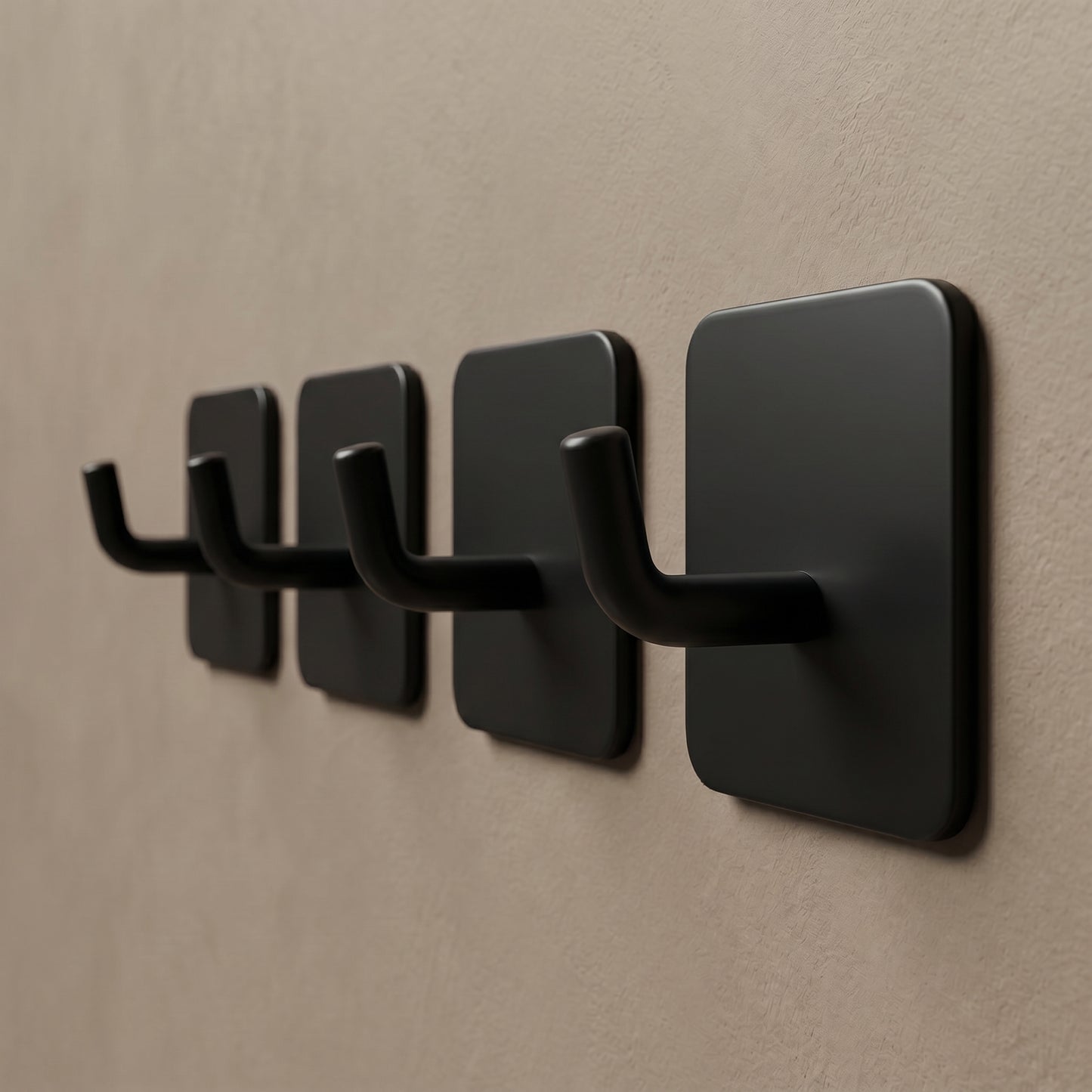 Adhesive hook set stainless steel 