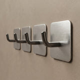 Adhesive hook set stainless steel 