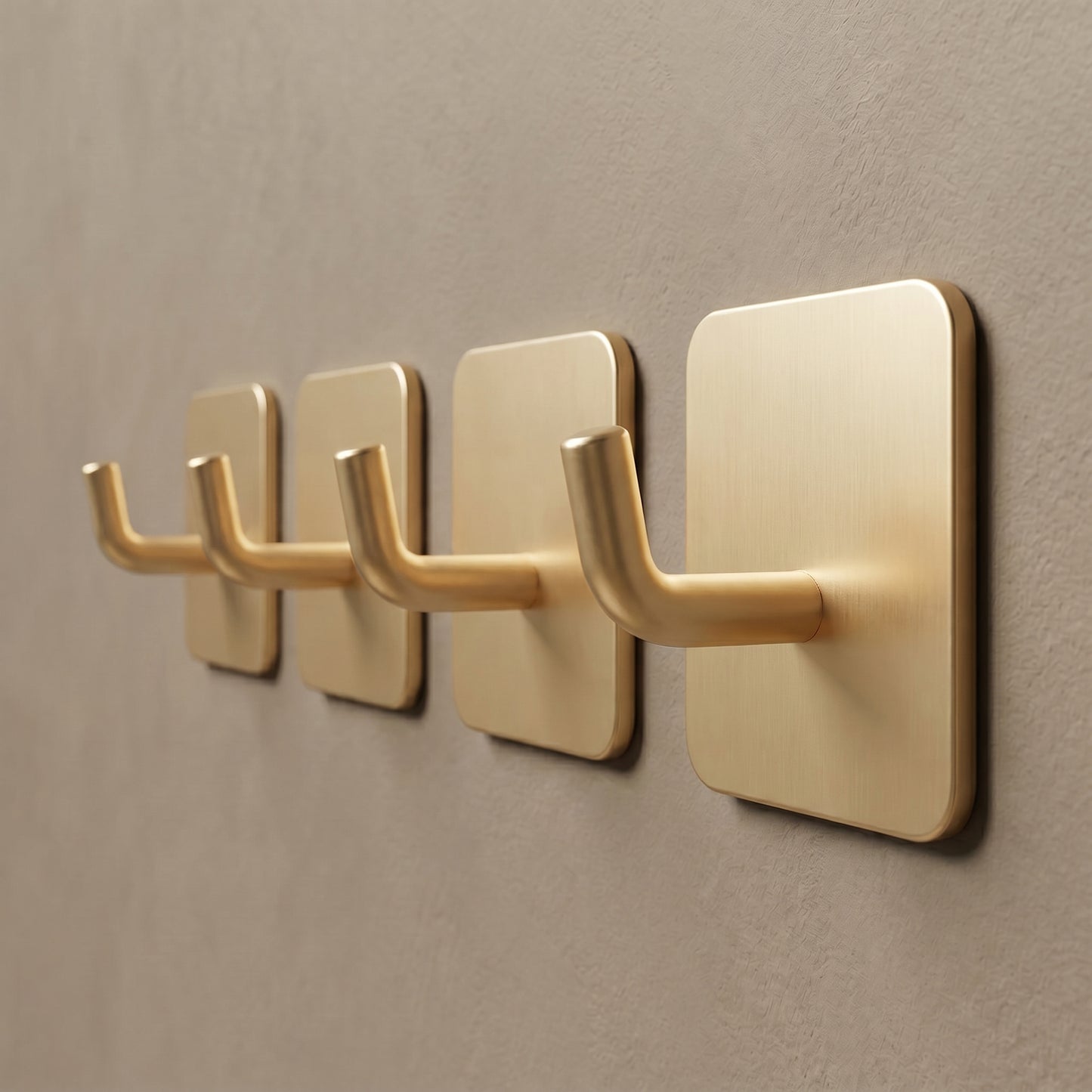 Adhesive hook set stainless steel 