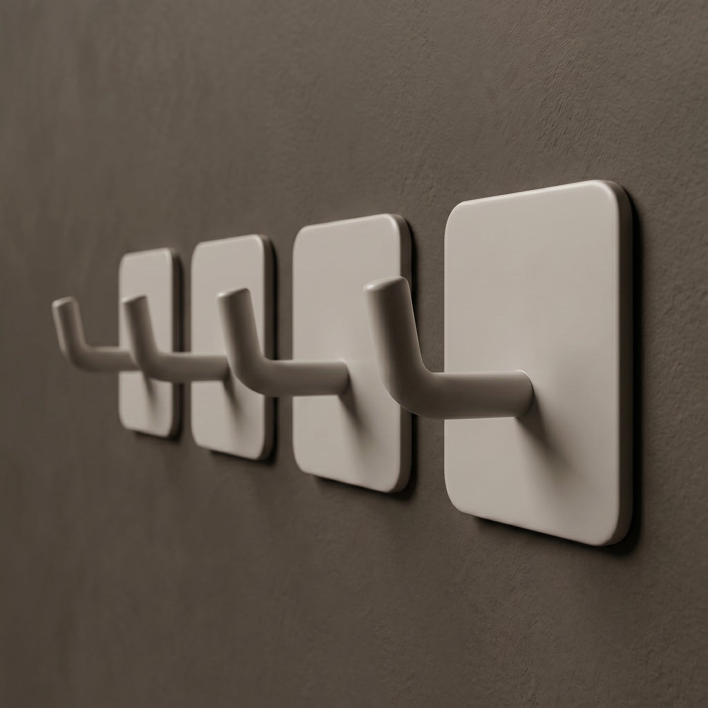 Adhesive hook set stainless steel 