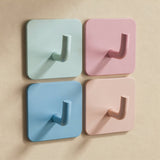 Set ganci adesivi in ​​acciaio inox colorati 